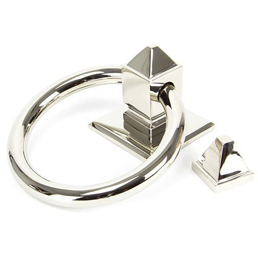 From The Anvil - Ring Door Knocker - Polished Nickel - 90286 - Choice Handles