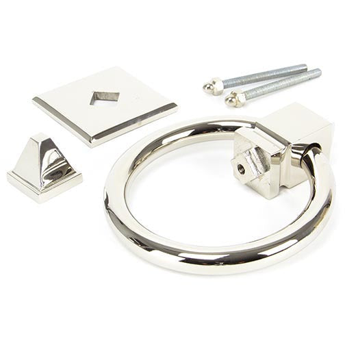 From The Anvil - Ring Door Knocker - Polished Nickel - 90286 - Choice Handles