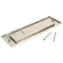 From The Anvil - Large Letter Plate - Polished Nickel - 90287 - Choice Handles