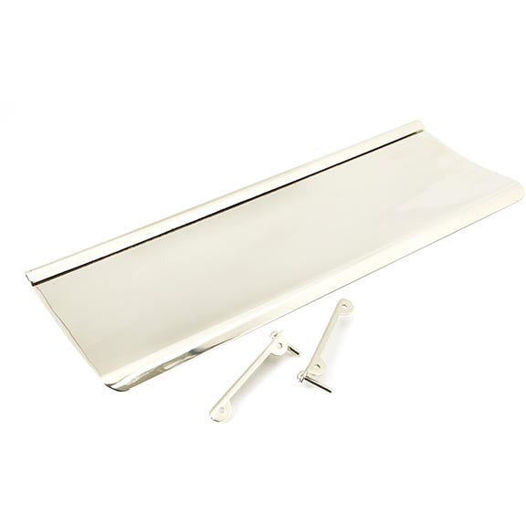 From The Anvil - Large Letter Plate Cover - Polished Nickel - 90288 - Choice Handles