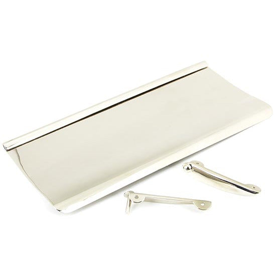 From The Anvil - Small Letter Plate Cover - Polished Nickel - 90290 - Choice Handles