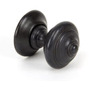From The Anvil - Elmore Concealed Mortice Knob Set - Aged Bronze - 90297 - Choice Handles