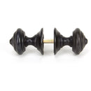 From The Anvil - Elmore Concealed Mortice Knob Set - Aged Bronze - 90297 - Choice Handles