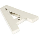 From The Anvil - Letter A - Polished Nickel - 90303A - Choice Handles