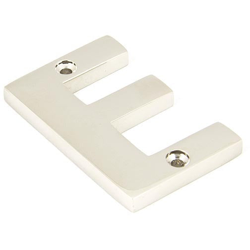 From The Anvil - Letter E - Polished Nickel - 90303E - Choice Handles