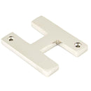 From The Anvil - Letter H - Polished Nickel - 90303H - Choice Handles