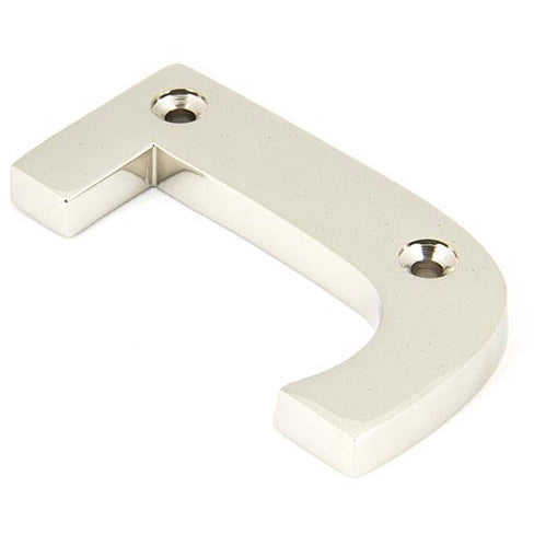 From The Anvil - Letter J - Polished Nickel - 90303J - Choice Handles