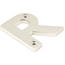 From The Anvil - Letter R - Polished Nickel - 90303R - Choice Handles