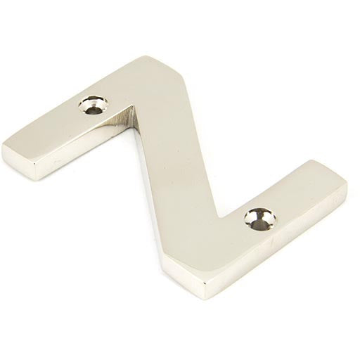 From The Anvil - Letter Z - Polished Nickel - 90303Z - Choice Handles