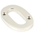 From The Anvil - Numeral 0 - Polished Nickel - 90310 - Choice Handles