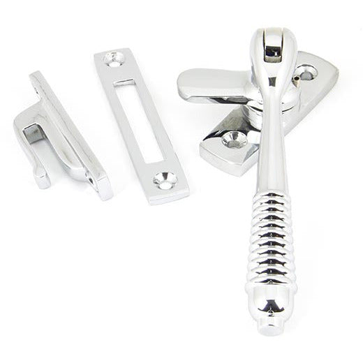 From The Anvil - Locking Reeded Fastener - Polished Chrome - 90329 - Choice Handles
