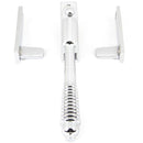 From The Anvil - Night-Vent Locking Reeded Fastener - Polished Chrome - 90330 - Choice Handles