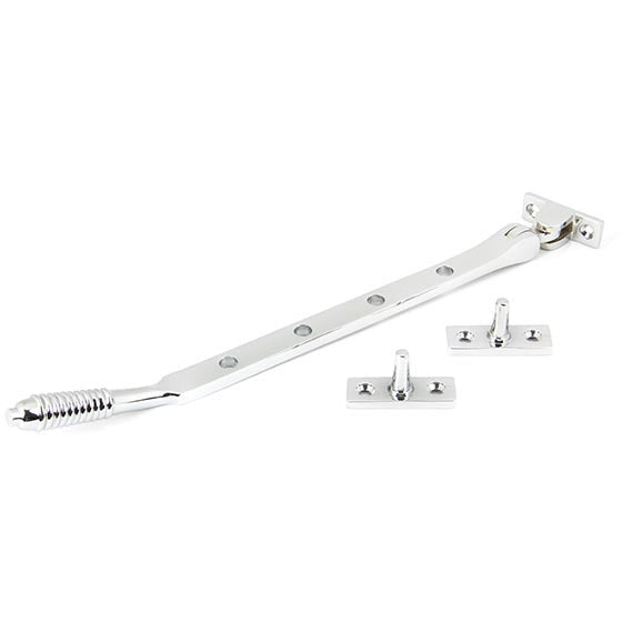 From The Anvil - 10" Reeded Stay - Polished Chrome - 90334 - Choice Handles