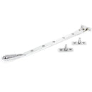 From The Anvil - 12" Reeded Stay - Polished Chrome - 90335 - Choice Handles