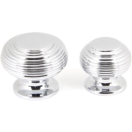 From The Anvil - Beehive Cabinet Knob 40mm - Polished Chrome - 90336 - Choice Handles