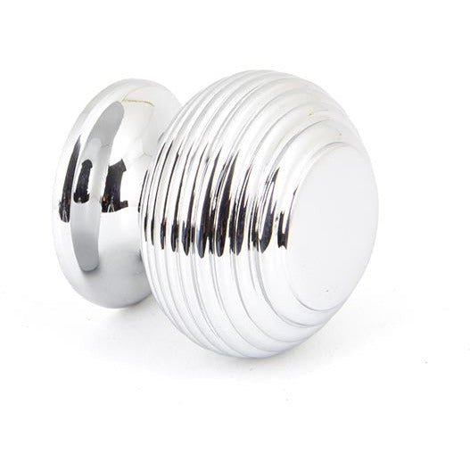 From The Anvil - Beehive Cabinet Knob 30mm - Polished Chrome - 90337 - Choice Handles