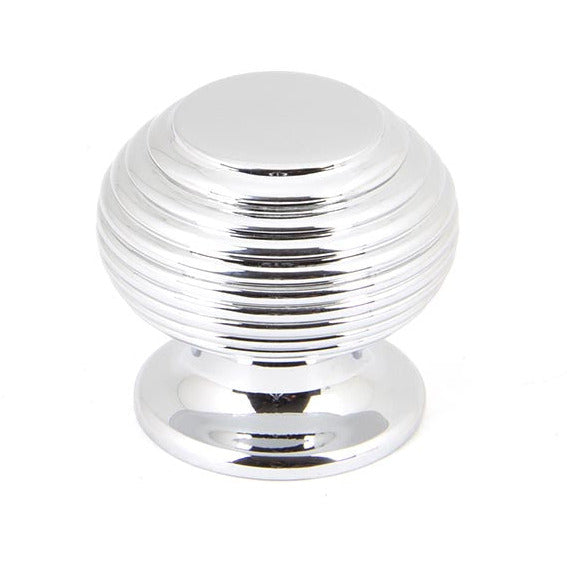 From The Anvil - Beehive Cabinet Knob 30mm - Polished Chrome - 90337 - Choice Handles