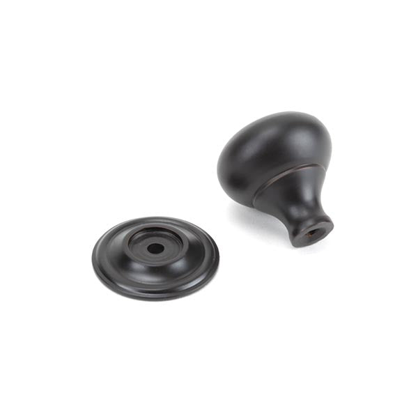 From The Anvil - Mushroom Cabinet Knob 32mm - Aged Bronze - 90345 - Choice Handles