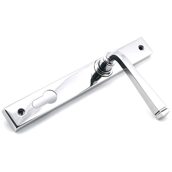 From The Anvil - Avon Slimline Lever Espag. Lock Set - Polished Chrome - 90355 - Choice Handles