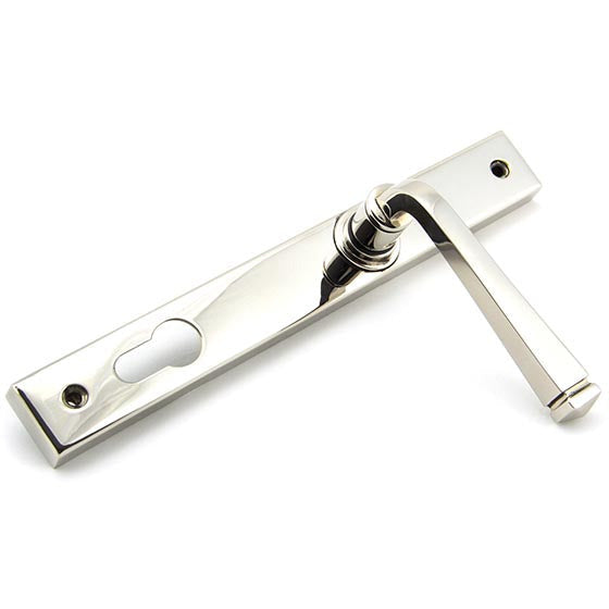 From The Anvil - Avon Slimline Lever Espag. Lock Set - Polished Nickel - 90356 - Choice Handles