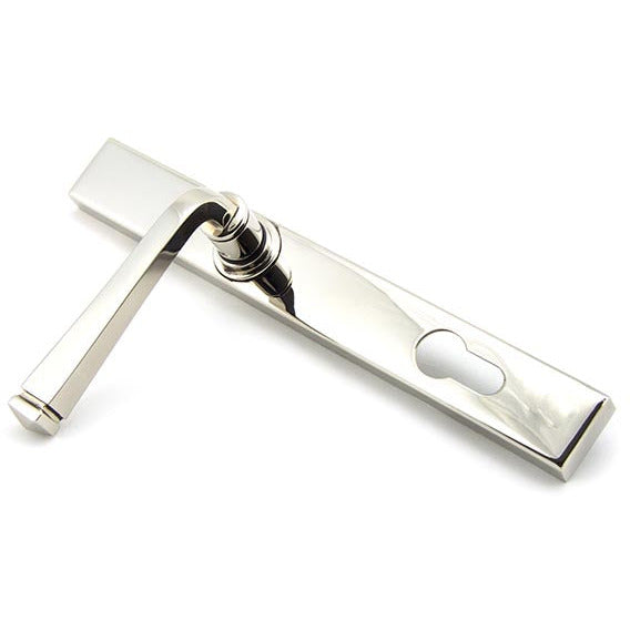 From The Anvil - Avon Slimline Lever Espag. Lock Set - Polished Nickel - 90356 - Choice Handles