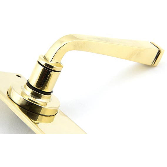 From The Anvil - Avon Lever Lock Set - Aged Brass - 90358 - Choice Handles