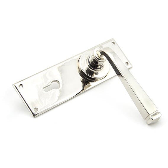 From The Anvil - Avon Lever Lock Set - Polished Nickel - 90360 - Choice Handles
