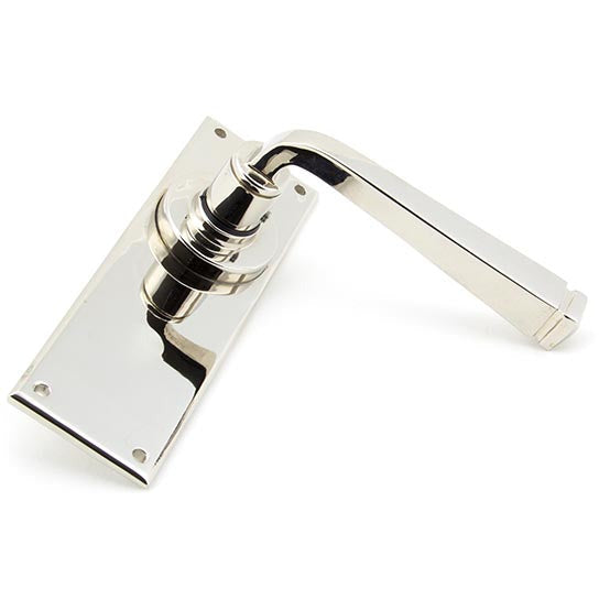 From The Anvil - Avon Lever Latch Set - Polished Nickel - 90364 - Choice Handles