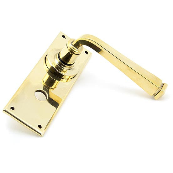 From The Anvil - Avon Lever Bathroom Set - Aged Brass - 90366 - Choice Handles