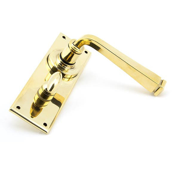 From The Anvil - Avon Lever Bathroom Set - Aged Brass - 90366 - Choice Handles