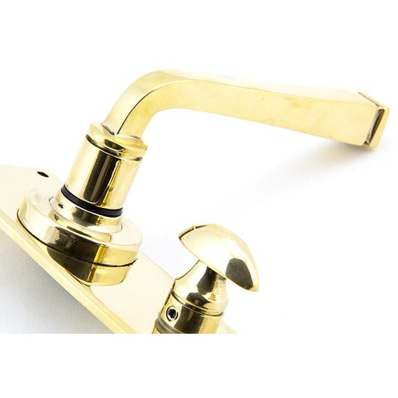 From The Anvil - Avon Lever Bathroom Set - Aged Brass - 90366 - Choice Handles
