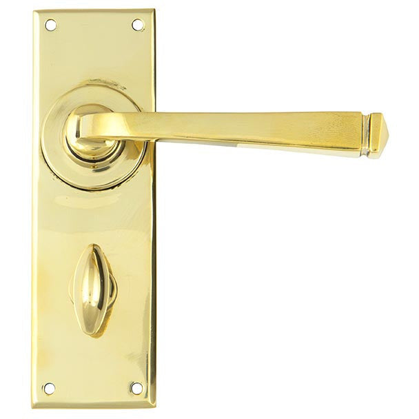 From The Anvil - Avon Lever Bathroom Set - Aged Brass - 90366 - Choice Handles