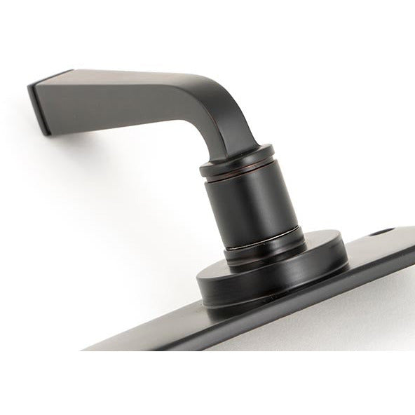 From The Anvil - Avon Lever Bathroom Set - Aged Bronze - 90369 - Choice Handles