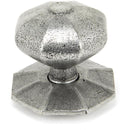 From The Anvil - Octagonal Centre Door Knob - Internal - Pewter Patina - 90383 - Choice Handles