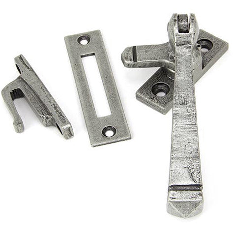From The Anvil - Locking Avon Fastener - Pewter Patina - 90388 - Choice Handles