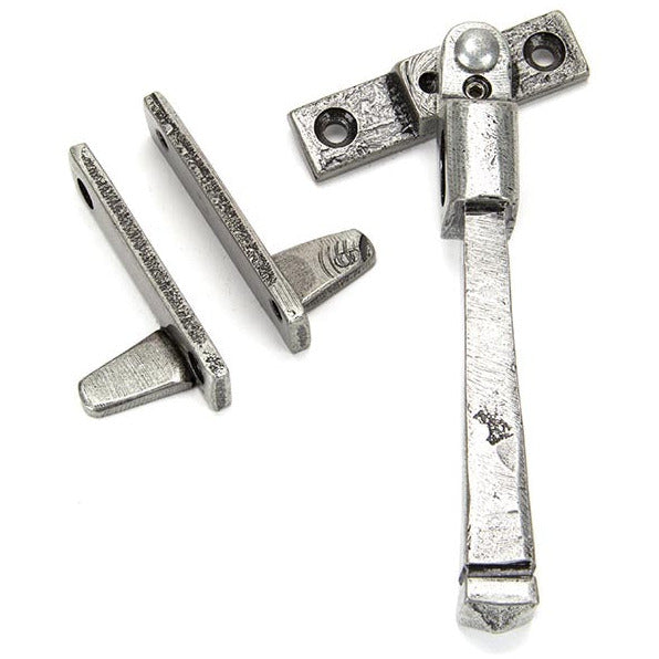 From The Anvil - Night-Vent Locking Avon Fastener - Pewter Patina - 90391 - Choice Handles