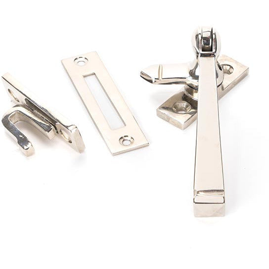 From The Anvil - Locking Avon Fastener - Polished Nickel - 90409 - Choice Handles