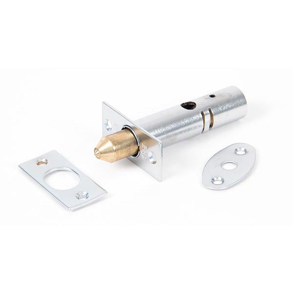 From The Anvil - Security Door Bolt - Satin Chrome - 91051 - Choice Handles