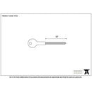 From The Anvil - Chubb Long Security Star Key -  - 91053 - Choice Handles