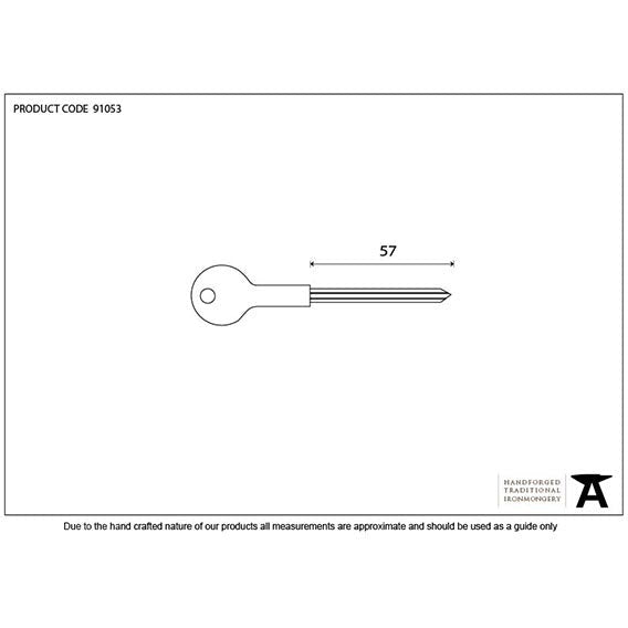 From The Anvil - Chubb Long Security Star Key -  - 91053 - Choice Handles
