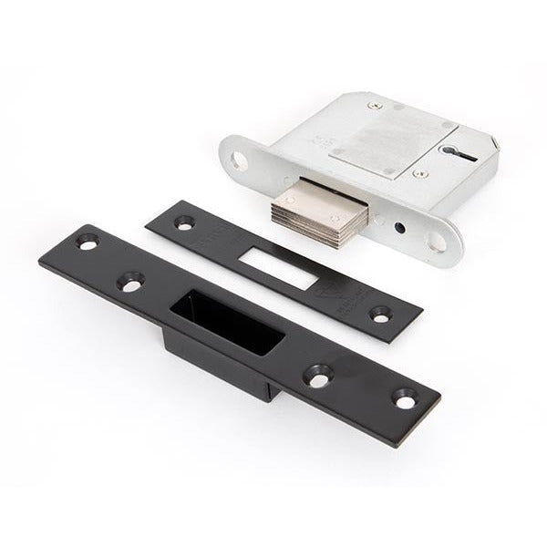 From The Anvil - 3" BS 5 Lever Deadlock - Black - 91062 - Choice Handles