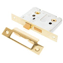 From The Anvil - 3" Bathroom Mortice Lock - Electro Brass - 91084 - Choice Handles