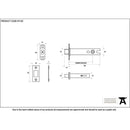 From The Anvil - 5" Heavy Duty Tubular Deadbolt - Satin Stainless Steel - 91102 - Choice Handles