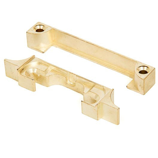 From The Anvil - ½" Rebate Kit for Latch and Deadbolt - Electro Brass - 91104 - Choice Handles