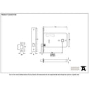 From The Anvil - 5" Horizontal Latch - Black - 91109 - Choice Handles