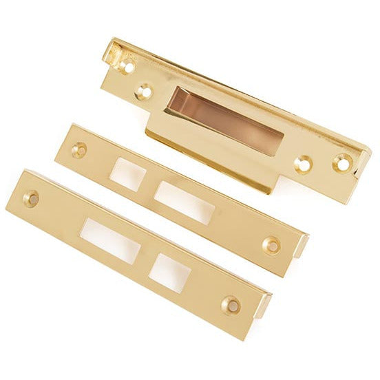 From The Anvil - ½" Rebate Kit for Sash Lock - Electro Brass - 91122 - Choice Handles
