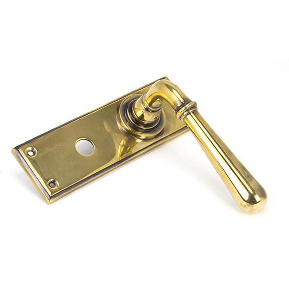 From The Anvil - Newbury Lever Bathroom Set - Aged Brass - 91416 - Choice Handles