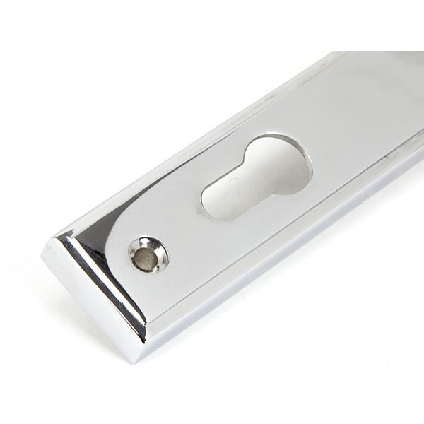 From The Anvil - Newbury Slimline Lever Espag. Lock Set - Polished Chrome - 91420 - Choice Handles