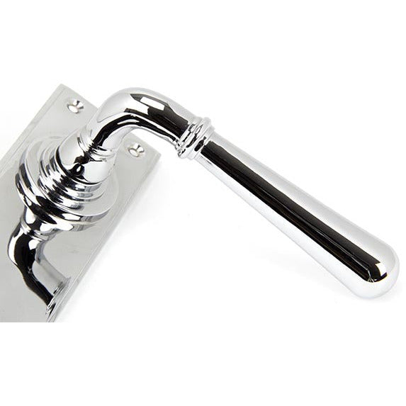 From The Anvil - Newbury Lever Latch Set - Polished Chrome - 91422 - Choice Handles