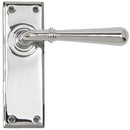 From The Anvil - Newbury Lever Latch Set - Polished Chrome - 91422 - Choice Handles